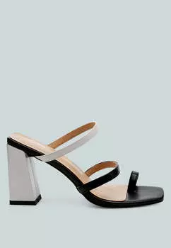 Босоножки-стринги marve block heel London Rag, белый