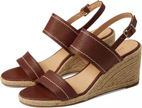 Босоножки Sunset Wedge Jack Rogers, цвет Embossed Weave Sequoia/Natural