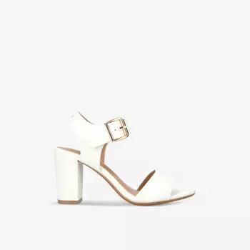 Босоножки sutton из искусственной кожи с тиснением под ящерицу Kg Kurt Geiger, белый