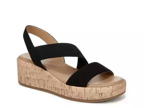 Босоножки-танкетка Odette Lifestride, Black