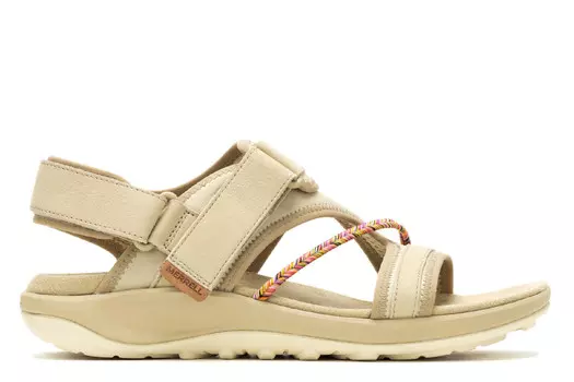 Босоножки Terran 4 на танкетке с ремешком на спине Merrell, бежевый