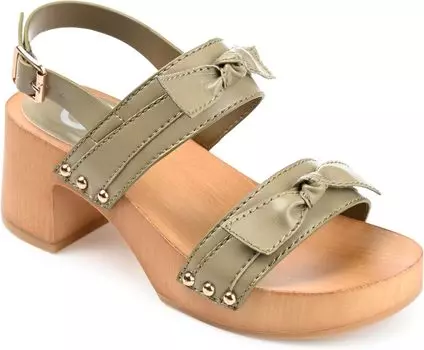 Босоножки Tia Journee Collection, зеленый