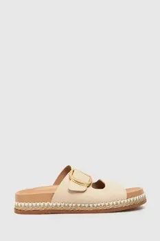 Босоножки Tish с двойной пряжкой Schuh, коричневый