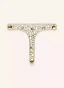 Босоножки-топан precious pearl с декоративными бусинами Hey Marly, белый