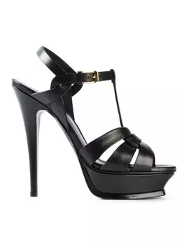 Босоножки 'Tribute' Saint Laurent, черный