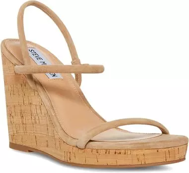 Босоножки Udell Wedge Sandal Steve Madden, цвет Tan Suede