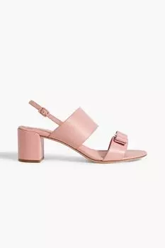 Босоножки Vara Bow с пяткой на пятке FERRAGAMO, розовый
