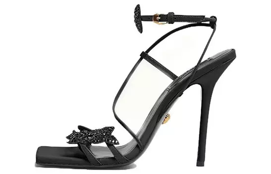 Босоножки Versace X Dua Lipa Crystal Butterflies 115 мм Versace Jeans
