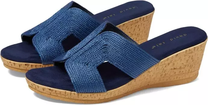 Босоножки Vibe David Tate, цвет Navy Rayon Fabric