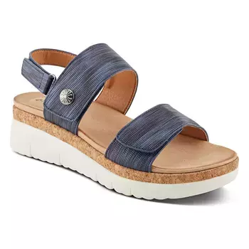 Босоножки Viona на танкетке с открытой пяткой Patrizia, синий