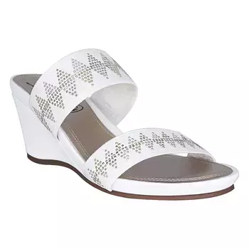 Босоножки Voice stretch на танкетке Impo, белый