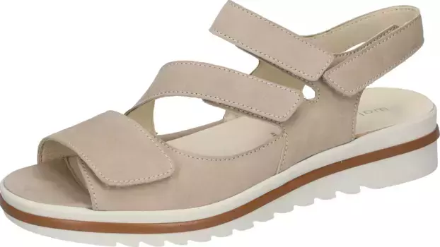 Босоножки Waldlufer на танкетке "H-Lia", летняя обувь, босоножки на танкетке, в удобной обуви шириной H, бежевый