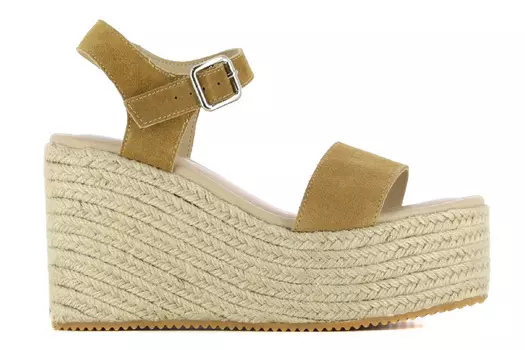 Босоножки Wanga на танкетке Yuu Jou, коричневый