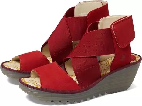 Босоножки YUBA385FLY FLY LONDON, цвет Lipstick Red Cupido