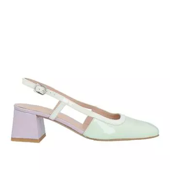 Босоножки Zinda, сиреневый/зеленый