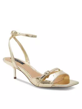 Босоножки золотого цвета Nine West, желтый