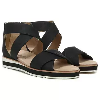 Босоножки Zoom с открытым носком Lifestride, черный