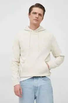BOSS BOSS CASUAL толстовка из хлопка Boss Orange, бежевый