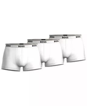 BOSS by Hugo Boss Мужские трусы Power 3-Pk, белый