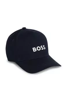 Boss Детская хлопковая бейсболка, военно-морской