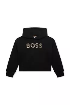 BOSS детская толстовка, черный