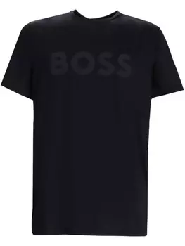 BOSS футболка с логотипом, черный