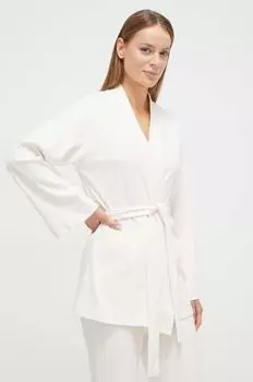 BOSS хлопковый халат Boss, бежевый
