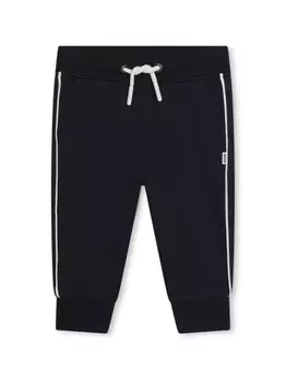BOSS Kidswear брюки с кулиской, синий