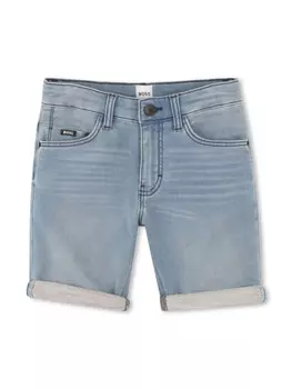 BOSS Kidswear джинсовые шорты, синий