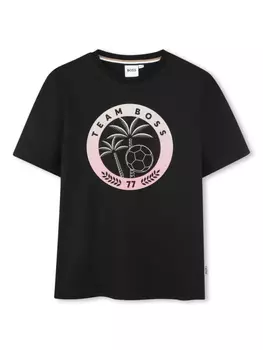 BOSS Kidswear футболка с короткими рукавами, черный