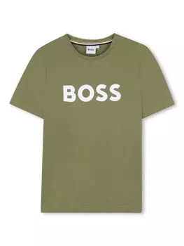 BOSS Kidswear футболка с короткими рукавами, зеленый