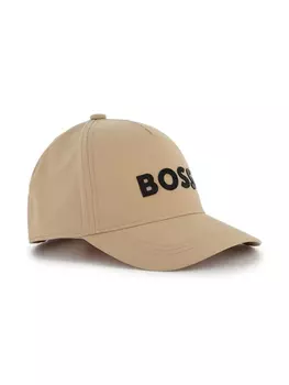 BOSS Kidswear кепка с логотипом, нейтральный цвет