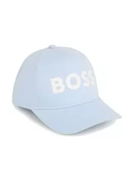 BOSS Kidswear кепка с логотипом, синий