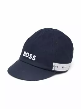 BOSS Kidswear кепка с логотипом, синий