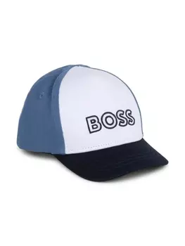 BOSS Kidswear кепка с вышитым логотипом, белый