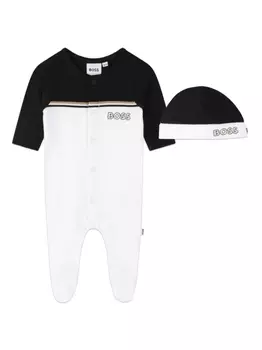 BOSS Kidswear комплект для новорожденного в двух тонах, белый