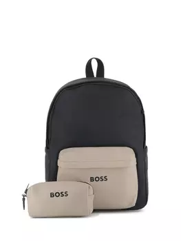 BOSS Kidswear комплект из рюкзака со съемным клатчем, черный