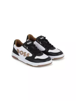 BOSS Kidswear кроссовки с логотипом, черный