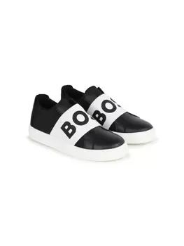 BOSS Kidswear кроссовки с логотипом, черный