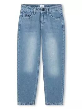 BOSS Kidswear прямые джинсы, синий
