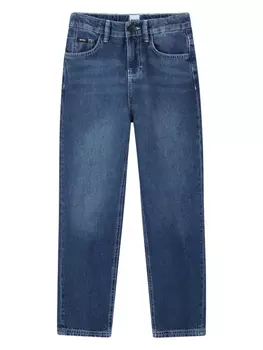 BOSS Kidswear прямые джинсы, синий