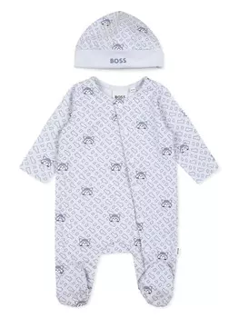 BOSS Kidswear Red Panda babygrow (набор из двух), синий