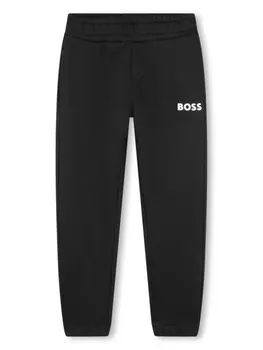 BOSS Kidswear спортивные брюки с логотипом, черный
