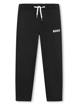 BOSS Kidswear спортивные брюки с логотипом, черный