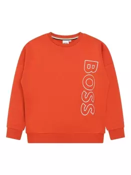 BOSS Kidswear толстовка с логотипом, оранжевый