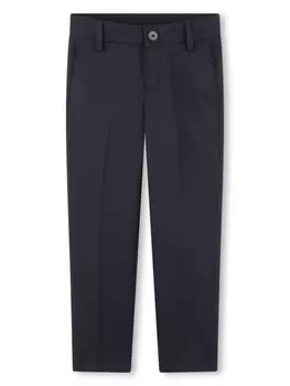 BOSS Kidswear зауженные брюки, синий