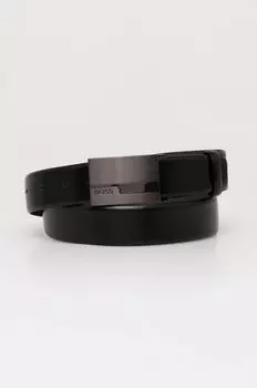 BOSS кожаный ремень Boss, черный