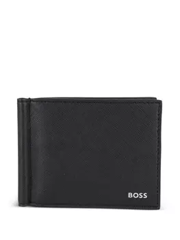 BOSS складной бумажник, черный