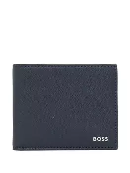 BOSS складной бумажник, синий