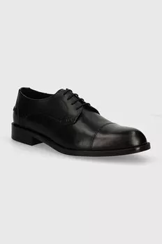 BOSS Tayil кожаные туфли, черный